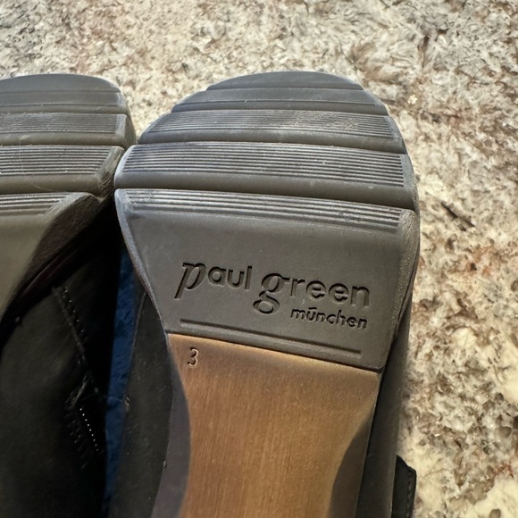 Paul Green Women's Black Brown Heeled Ankle Boots Size 3 UK / 5.5 US - Picture 2 of 12